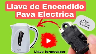 Llave termovapor de jarra electrica.