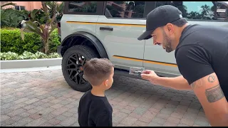 Despacito singer Luis Fonsi surprises son w/custom Hot Wheels Ford Bronco — builds life-size version
