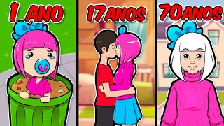CICLO DE VIDA DA PAPILE 🎀 SIMULADOR DE VIDA REAL ✨ (de 0 a 100 anos)