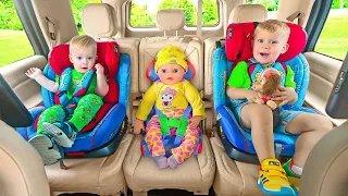 Oliver and Adam - Let’s Buckle Up Story | Car Safety for Kids