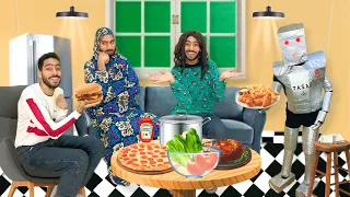 لما ابوك يجبلك ريبوت يسعدكو فالبيت😂🤖