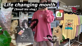 Major business glow up! 400+ orders received, new apt unlocked, launch day prep ♡ productive vlog
