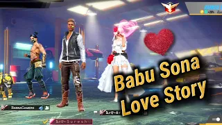Babu Sona Love Story🥰 FREEFIRE