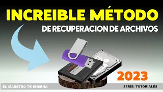 Nueva forma de recuperar datos de cualquier unidad de almacenamiento | FUNCIONA
