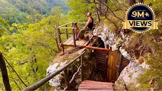 Building a Cliff Shelter FROM START TO FINISH with Luxon Bushcraft