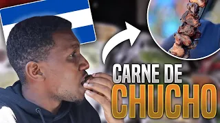 PROBANDO LA CARNE DE CHUCHO EN EL SALVADOR ft @GordoSoyacity