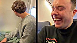 He paid for a window seat...