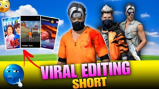 FREE FIRE FUNNY VIRAL SHORT EDITING TUTORIAL 😍😱 || IPL KA FREE FIRE FUNNY SHORT EDITING TUTORIAL 