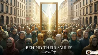 Are We Living a Curated Lie? | Behind Their Smiles | Original Song 🎭 #ai #aivideo #aimusic 