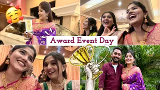 Award Event Day | Youth Icon Award 😍 | Event prep, lots of fun, creators meet up | Aarti Jalgaonkar