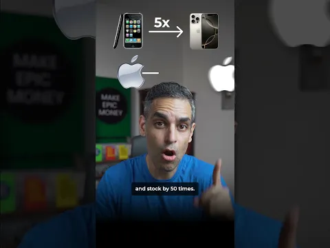 iPhone vs Apple Shares - Price Zyada par GROWTH kitni?! | Ankur Warikoo #shorts