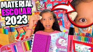COMPRANDO MATERIAL ESCOLAR 2026!! FALTOU COMPRAR...