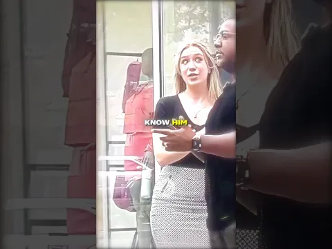 Stranger saves a lady from a stalker