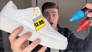 Customizing $14 Walmart Shoes!