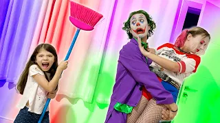★ ARLEQUINA VEIO DORMIR NA NOSSA CASA E O CORINGA INVADIU ★