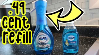 Dawn Powerwash HACK: .49 refill!