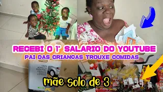 MEU 1° SALÁRIO DO YOUTUBE - COMPREI A TINTA PARA PINTAR A CASA - MONTAMOS A ÁRVORE DE NATAL #vlog