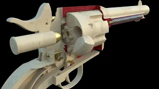 Wooden gun, pistol