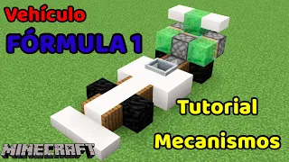 CARROS EN MINECRAFT ! 😮😮 Como Hacer Un Carro Fórmula 1 En Minecraft