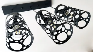 HOME DECOR idea - DIY chandelier from PVC pipe!