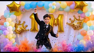 احتفال المليون مشترك 😊🎉 | بلال بيبو