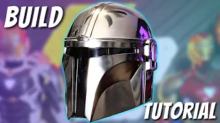 How to Make a Mandalorian Helmet | EASY Trick for a Metal Finish On Your 3D Prints!