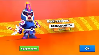 Consegui a skin ESPECIAL DARK CHAMPION #stumbleguys