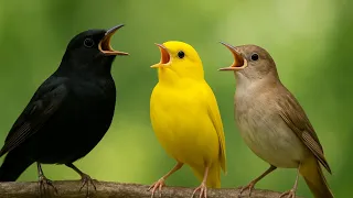 Birds Singing - Early Morning Wild Birds Chirping, Relaxing Bird Sounds Heal Stress, Songbirds