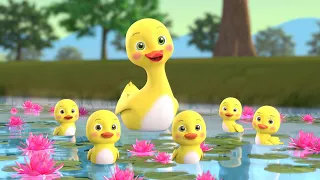 Number Song | Five Little Duckies + More Emma And Joey - Nursery Rhymes