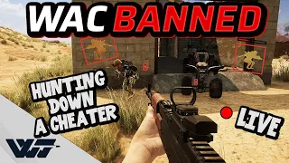 WAC BANNED – Hunting down a CHEATER in a LIVE GAME – PUBG