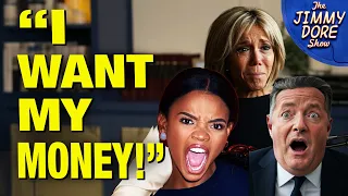 Piers Morgan LOSES $100K Bet w/Candace Owens Over Brigitte Macron’s Gender!