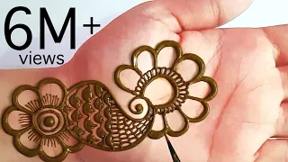 Easy Diwali Simple Special Stylish Mehndi Design for front hands| आसान मेंहदी डिजाइन