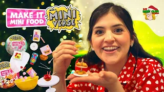 ¡Llego SANTA a casa de Los Meñiques De La Casa! Hagamos minicomida con MINIVERSE