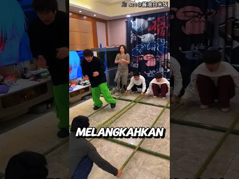 Si Gondrong Menang Pengalaman Permainan Bambu‼️😅🤣🎮 #shorts #shortvideo #amarullahbillah