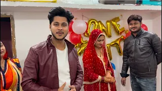 RECEPTION PARTY SE PHELE ONE MONTH ANNIVERSARY CELEBRATE 🥳HO GAYA || tiwar13