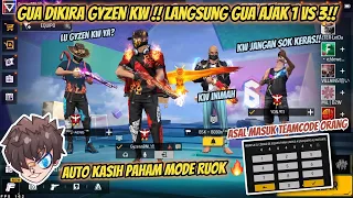 ACAK ACAK TEAMCODE MALAH KETEMU 3 PLAYER SONGONG!! GUA MALAH DIKIRA GYZEN KW😂