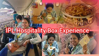 IPL Hospitality Ticket Experience as a Creator 😋🎉 IPL VIP Lounge Vlog ||