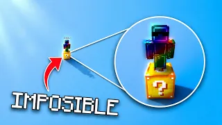 Solo Existe 1 Bloque en Este Mundo de Minecraft