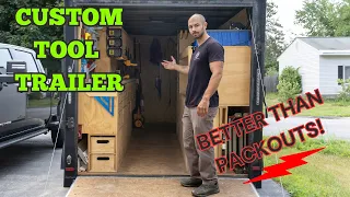 BEST TOOL TRAILER for ORGANIZATION and EFFICIENCY | Low Cost Professional Tool Storage