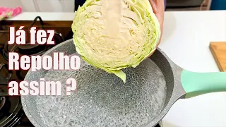 Já ferveu o repolho assim ? é uma delicia essa salada de repolho