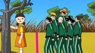 If Eren founding titan and the main characters playing Squid Game.  Squid Game Animation. PART 1