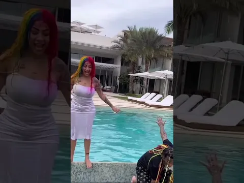 Tekashi69 & Yailin Pool