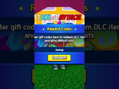 OMG NEW CODE 🤗 Blox Fruits #bloxfruits