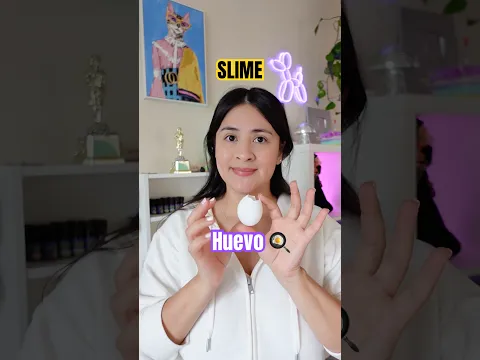Haciendo Slime dentro de un huevo REAL 🥚😱