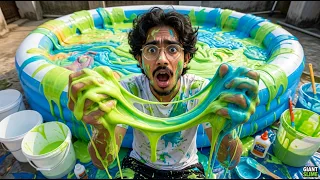I Made a GIANT SLIME POOL! 🫠