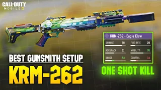 KRM-262 BEST ONE SHOT KILL GUNSMITH SETUP COD MOBILE | CALL OF DUTY MOBILE BEST SHOTGUN SETUP