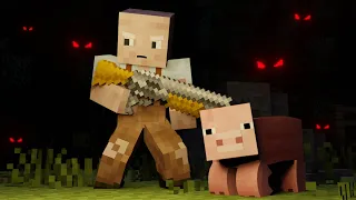 Pigs And Monsters (MINECRAFT ANIMATION)