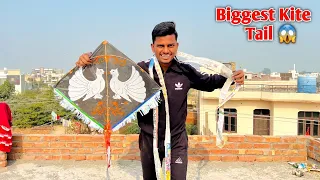 WE MADE WORLD'S BIGGEST KITE TAIL | दुनिया की सबसे लंबी पूंछ 😱 | BIGGEST TAIL EVER