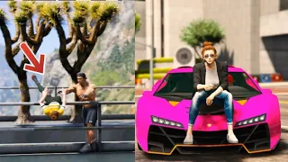 Chop Michael Saved his Girlfriend from the Water Mafia in GTA 5 #gta5 #totalgaming