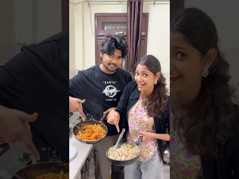 Kon achha pasta banata he😼#shorts #siblings #challenge #pasta